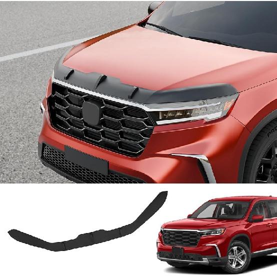 Hood Protector Compatible With 2014- Toyota Tundra Hood Shield TPE Hood Deflector Hood Guard For Tundra Accessories