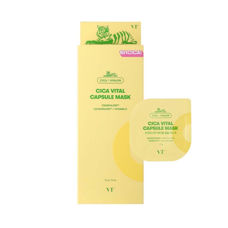 

[VT Cosmetics] Капсульная маска Cica Vital 7,5 г(10 шт.)