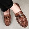 Echtes Leder Herren Freizeitschuhe Luxus Designer 2026 Herren Loafer Mann Mokassins Atmungsaktiv Zum Hineinschlüpfen Schwarz Braun Fahrerschuhe