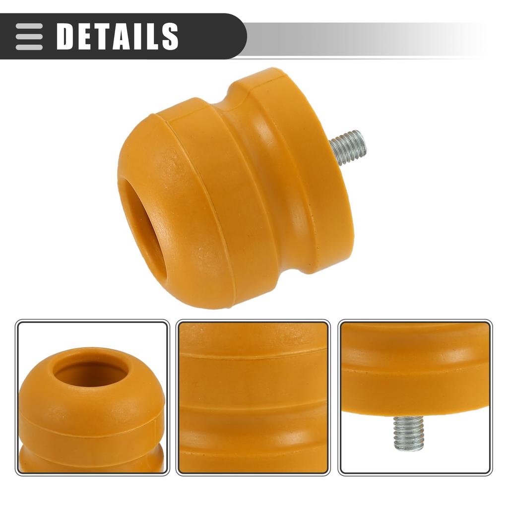 Motoforti Auto Gummi Vorder- und Hinterradaufhängung Anschlagpuffer Nr. 1349805/1923654 Gelb (2 Stück)