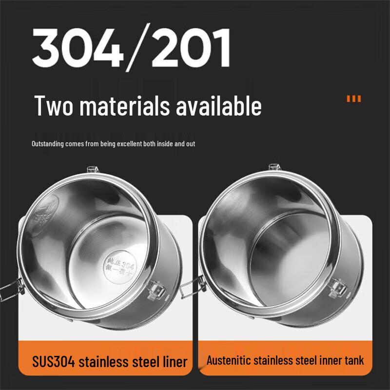 Huihuang 201 Stainless Steel Commercial Insulated Food Container