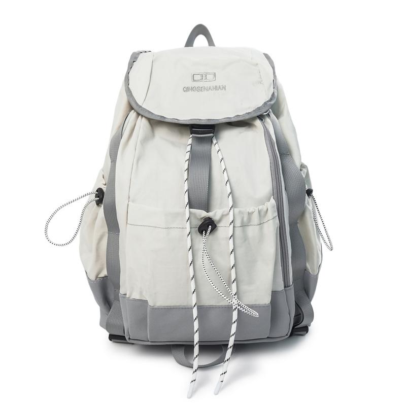 Men Women Lightweight Backpack Large Capacity Student Schoolbag