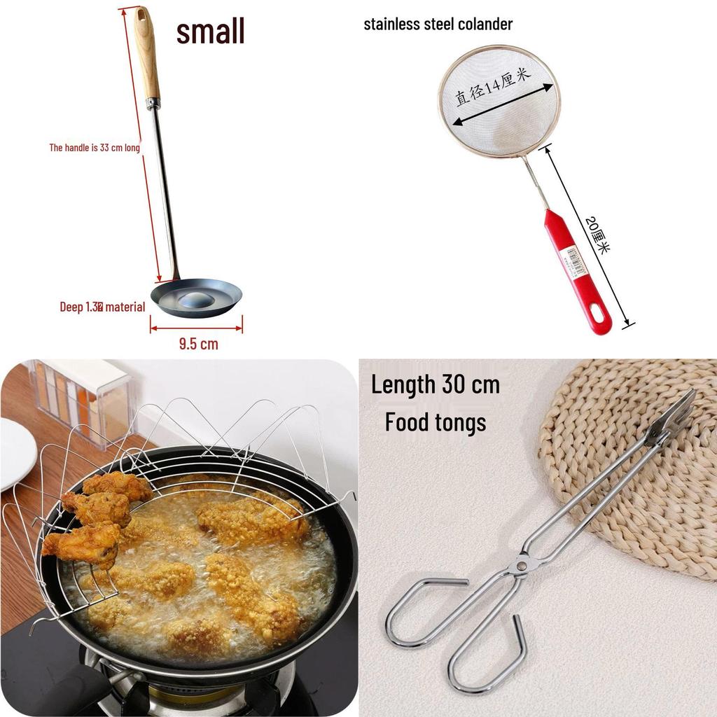 Commercial-Grade Large Fried Noodle Nest Ladle Mold