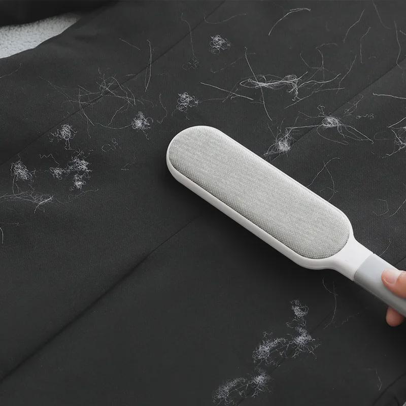Double-Sided Electrostatic Brush: Pet Hair Remover & Shaving Tool