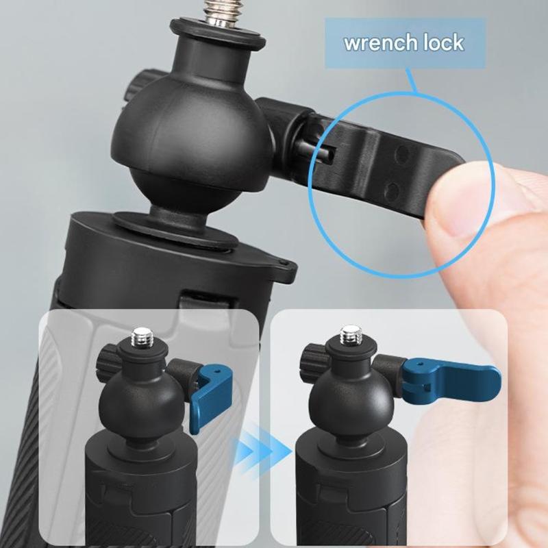 Portable Action Camera Extension Poles Tripod Stand For Sports Camera Stable Base And Flexible Viewing Positions