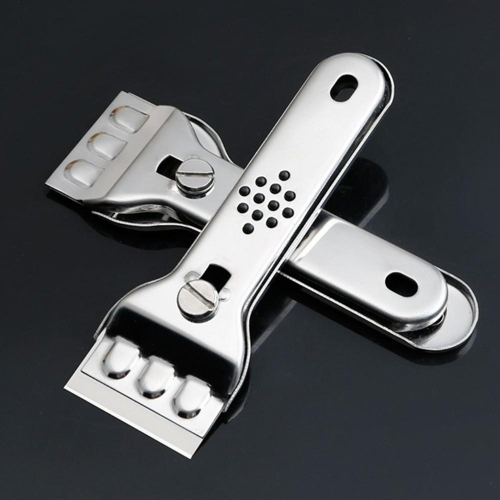 Stainless Steel Heavy Dirt Clean Shovel Safy Multifunctional Ceramic Hob Cleaning Tool Rust Proof Cooktop Cleaner Tool