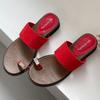 Retro Brand Designer Flip Flops Women Summer Sexy Open Toe Platform Flip Flops Fashion Metal Decoration Casual Beach Sandals