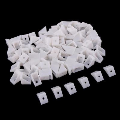 100 Pcs Weiß Kunststoff Ecke Joint Winkel Halterung Regal Wand Hängen Dekorative