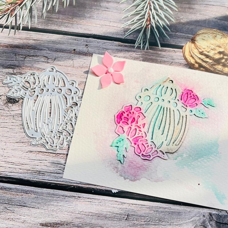 Bird Cage Cutting Dies Bird Cage Die Cut Templates Carbon Steel Cutting Dies for Scrapbooking Card Making Album
