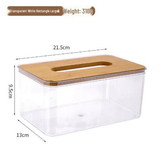 Nordic Transparent Creative Tissue Box for Home, Living Room, and Coffee Table