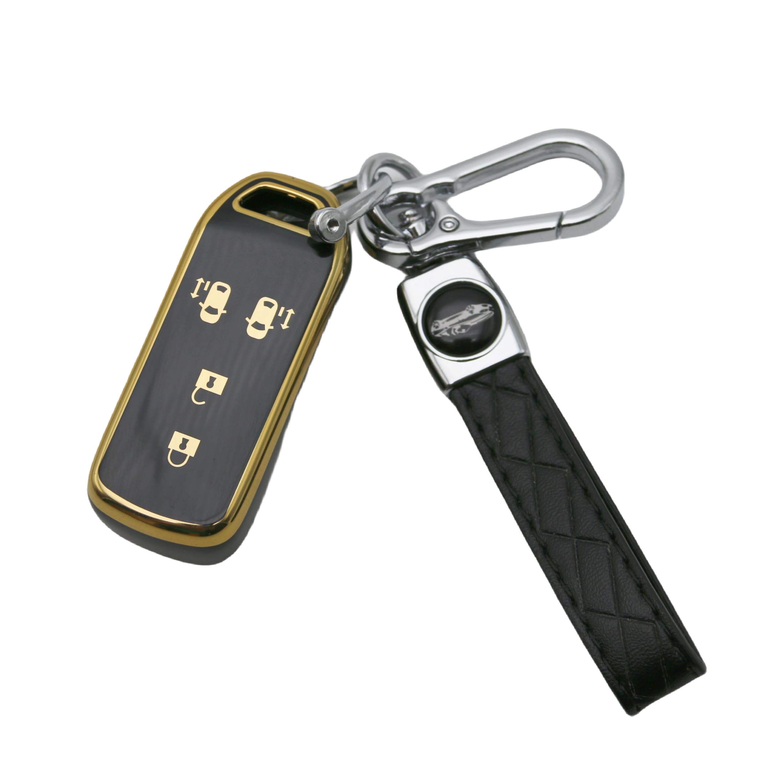 

[Oattun] Чехол для ключа N-BOX Чехол для смарт-ключа Honda Чехол для ключа NBOX JF1 JF2 JF3 JF4 Чехол для пульта дистанционного управления Чехол для смарт-ключа TP Держатель для ключа Чехол для ключа Business E