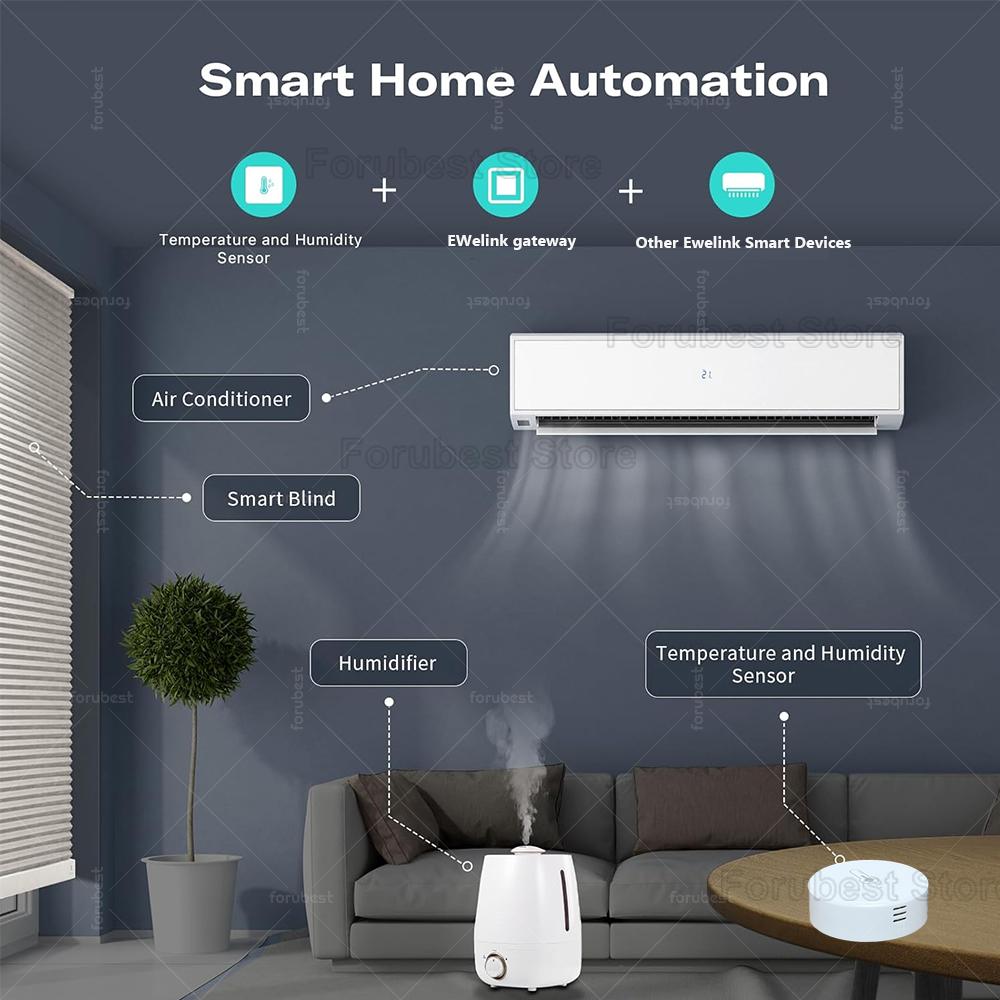 ZigBee Temperature And Humidity Sensor Remote Monitoring Hygrometer,Smart Home Automation,For Alexa Google Yandex Home Assistant