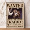 Integrated Poster and Painting, Shanks Kaido Bounty Wanted Anime Cartoon Character Image, Living Room Wall Modular