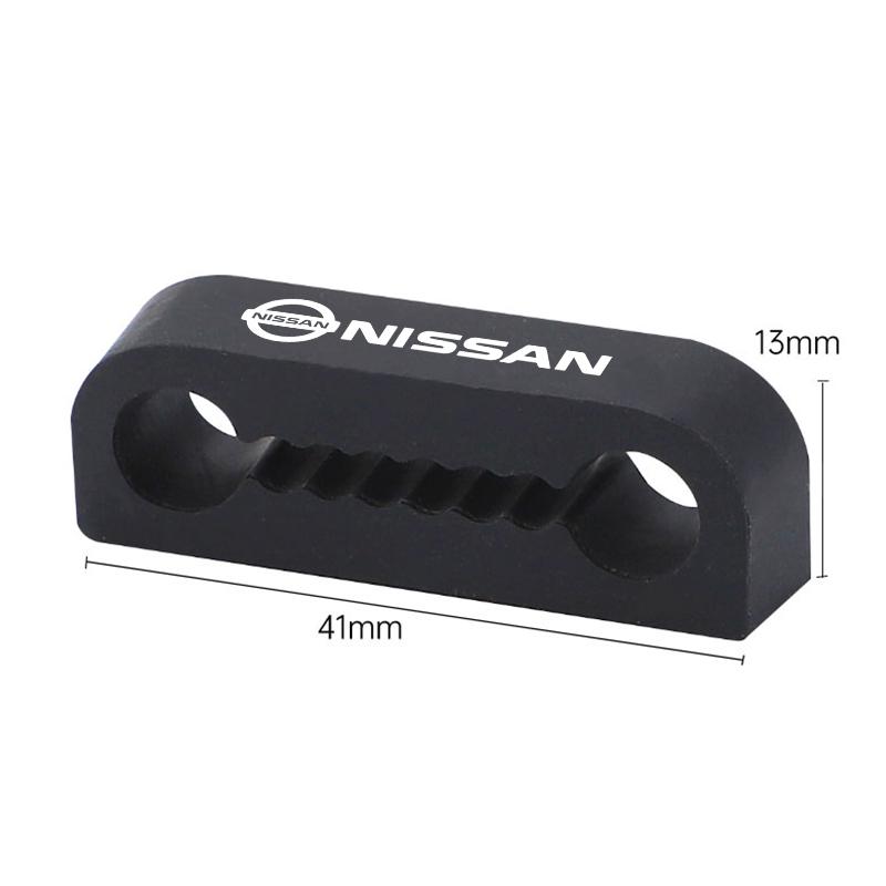 CHTPAV4Pcs Car Door Lock Shock Absorber Protective Buckle Cover Sticker For Nissan Qashqai J11 J10 Sylphy N7 Teana Note Navara Patrol