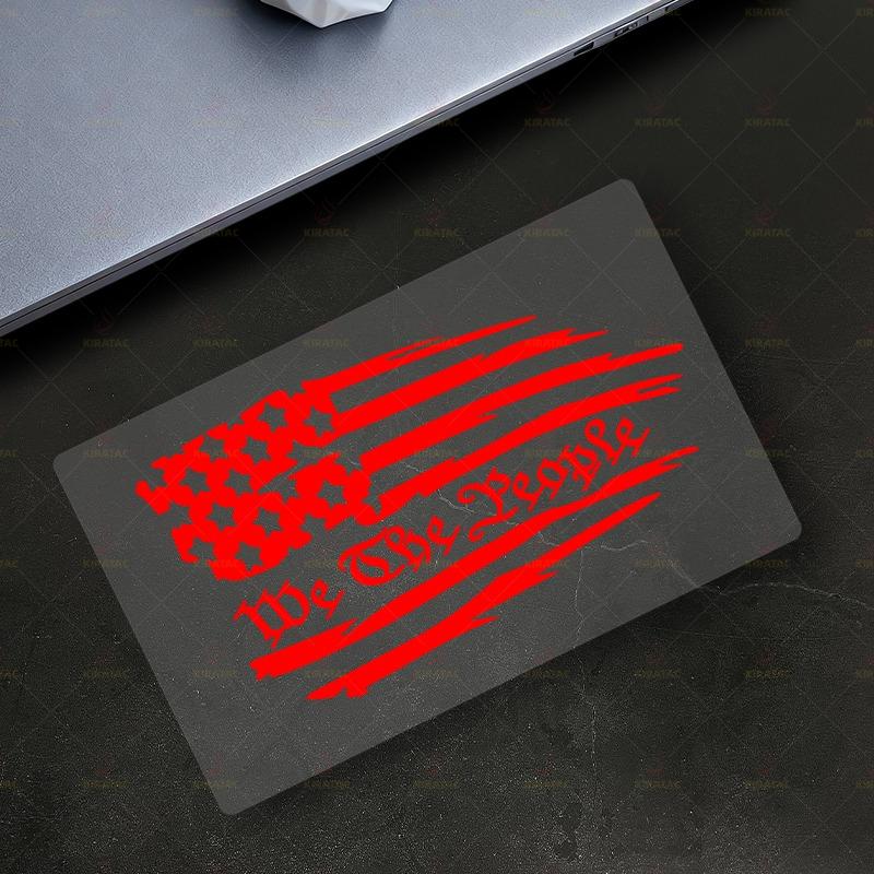 1 Stück Wir sind Menschen Amerikanische Flagge Motorradaufkleber Wasserdicht für Motorradverkleidung Tankdeckel Autofenster Universelle Vinyl-Aufkleber