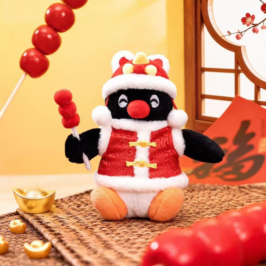 Portachiavi Peluche Pinguino Originale Bambola Ornamento per Zaini