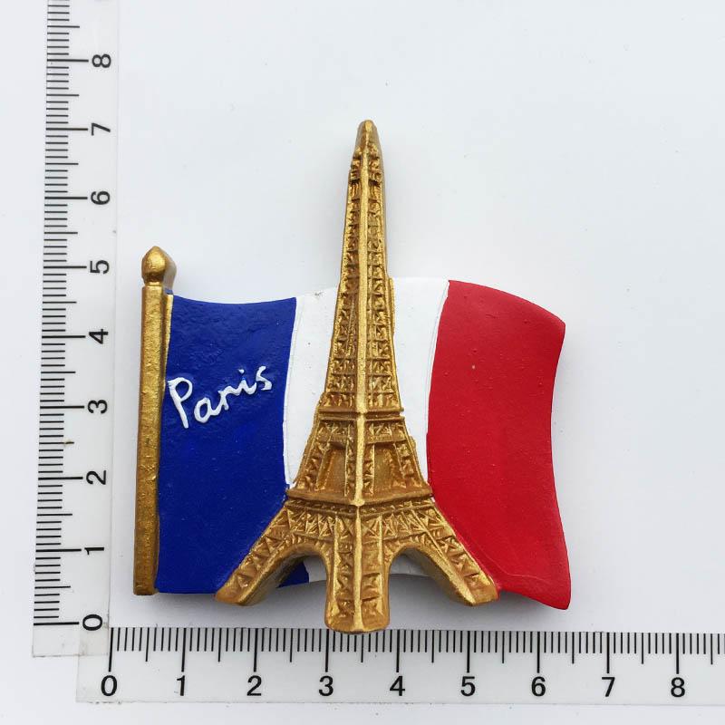 France Travelling Fridge Stickers Creative French Cities Tourist Souvenirs Fridge Magnets Birthday Gifts Magnetic Stickers