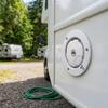 RV Freshwater Inlet with Mechanical Locking System and Sealing Ring Optimized for and Travel Environments RV Freshwater