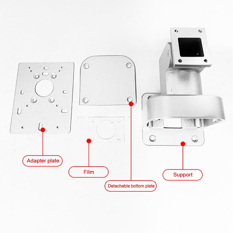 Gesichtserkennung Zugangskontrollsystem Wandmontagehalterung Universelle Mehrrichtungsanpassung Aluminiumlegierung Basis