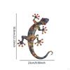 Animal Statues Metal Gecko Decor Gift for Home And Garden