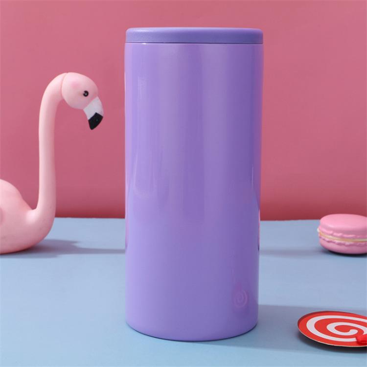 12oz Can Cooler Universal Stainless Steel Insulated Mug Lightweight Efficient Beverages Can Cooler for Home Outdoor