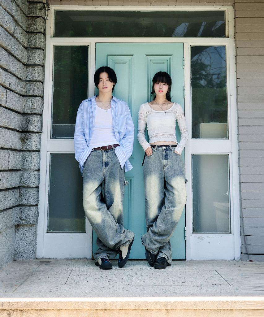 Awodeijeu Assemble Wide Balloon Denim Pants [Light Blue]