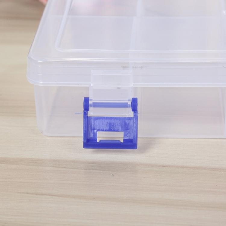 Transparent Box Screw Compartment Box 8 Grids Organizer Tool Storage Boxes