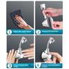Suction Cup Shower Holder Adjustable Shower Head Holder Nozzle Handheld Holder Punch-Free Multi Angle Rotation Shower Bracket