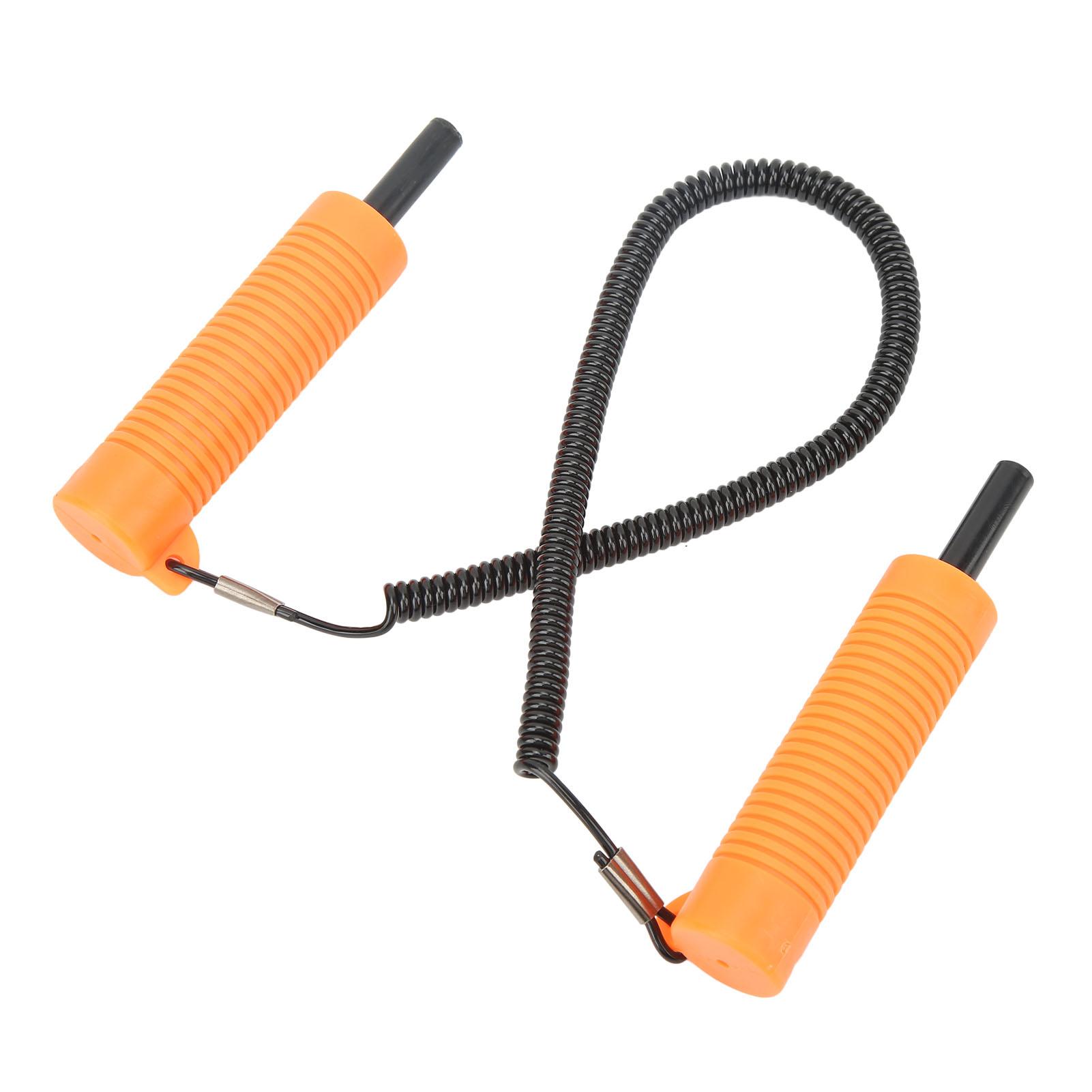 

Безопасность на подледной рыбалке Ледоруб из нержавеющей стали Оранжевый Выдвижные ледорубы для зимнего отдыха на открытом воздухе