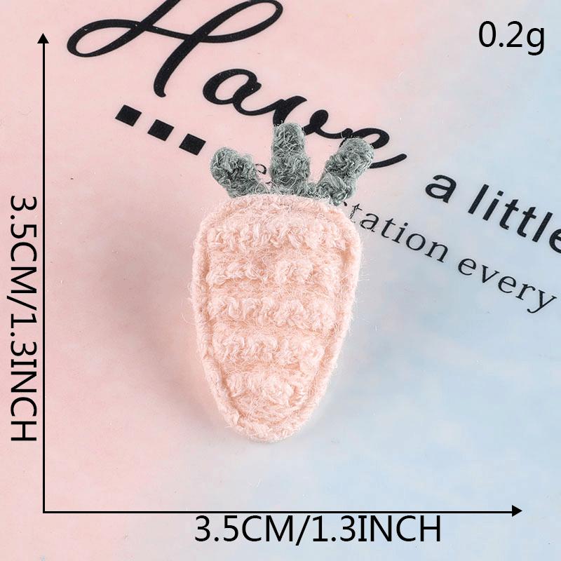 Stoff Aufkleber Dekorative Schmuckstücke Niedlicher Plüschbär Cartoon Haarnadel Lederring Zubehör Brosche Handgemacht DIY Haarschmuck Zubehör