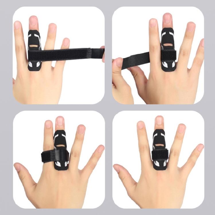 Flexible Finger Guard Open Design Breathable Comfortable Support Strap Finger Wrap for Athletic Activity