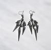 Silver Gothic Filigree Earrings