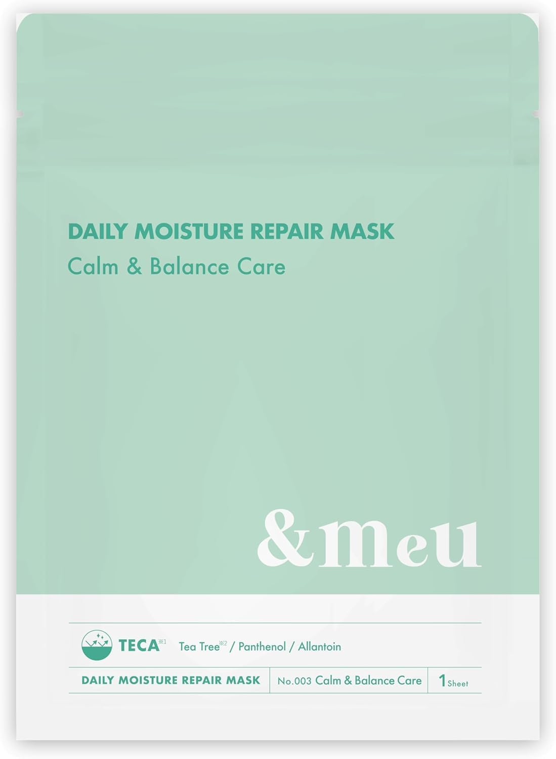 

Набор масок для лица для ежедневного восстановления и увлажнения &meu 5 шт. (Индивидуально упакованный) Маска, против шероховатости