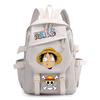One Piece King Printed Backpack Elementary School Students Junior High School Students High School Students Large Capacity School Bag