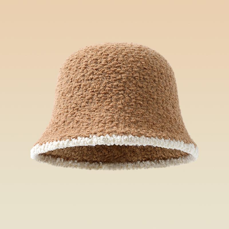 Fashion Women Thermal Bucket Hat Outdoor Girls Warm Winter Hat
