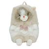Large Capacity Cat Backpack Soft Fluffy Shoulder Bag Cartoon Plush Rucksack  For Women