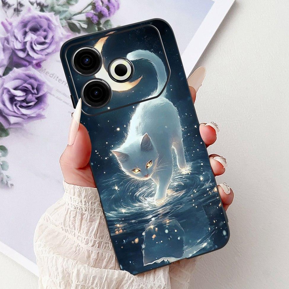 For Tecno Pova 6 Neo 4G Case Cover Luxury Butterfly Love Fashion Flowers Cool Lion Painted Phone Case For Techno Pova 6 Neo 4G