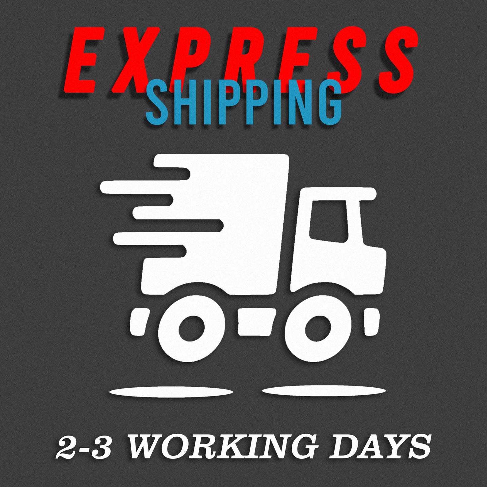 Express Shipping: 2-3 Working Days (Fast Delivery) S
