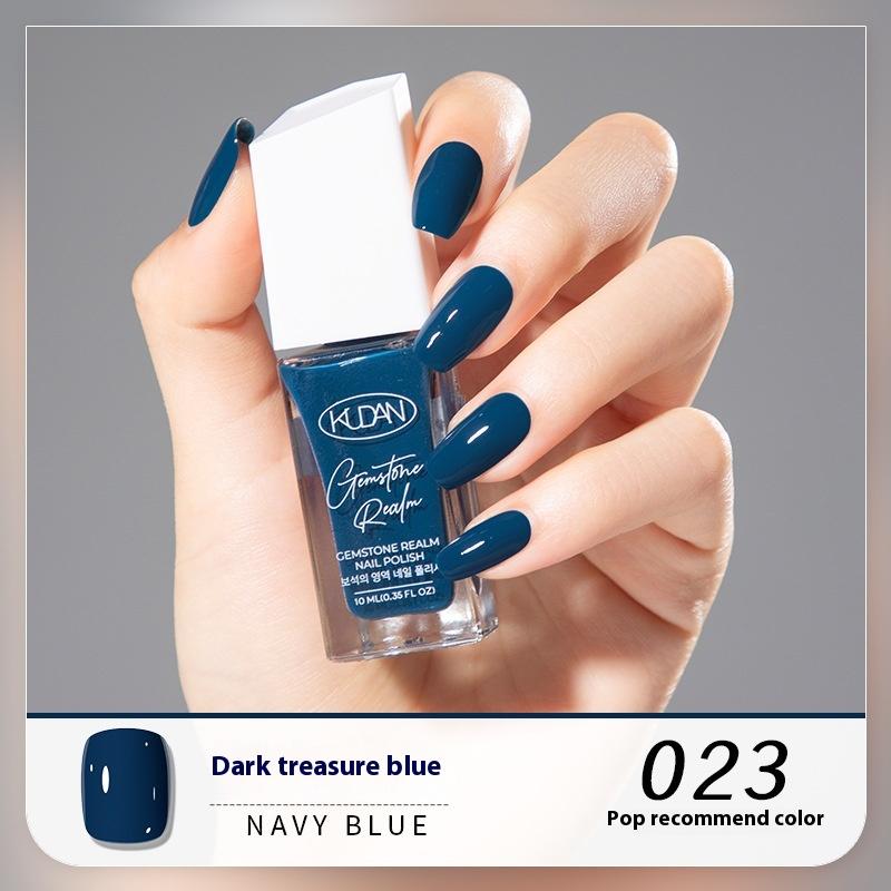 New KUDAN Diamond Realm Nail Polish No-Baking Quick Drying 10ml Tear Light Fragrance Summer
