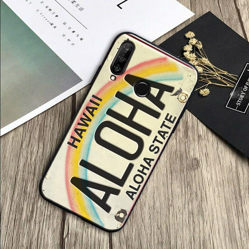 Retro License Plate Number For Huawei Nova 7i 3i 8i 11 12i 10 9 SE Y60 Y61 Y70 Y72 Y73 Y90 Y91 P20 P30 Pro P40 Lite Case