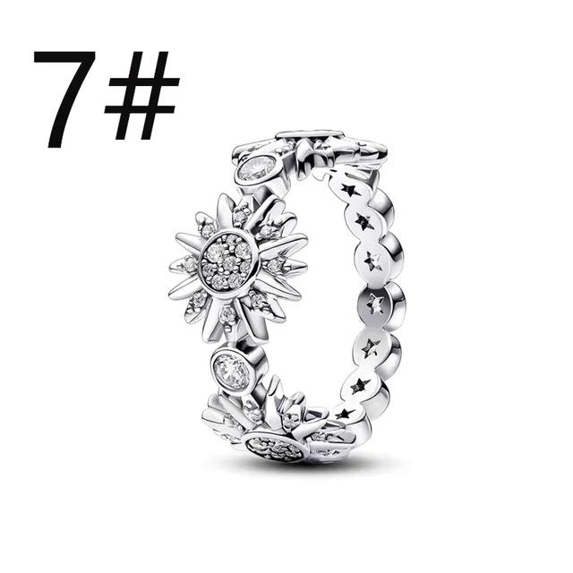 Neuer 925 Silber Mond & Sonne wie Du & Ich Charm Anhänger Hängendes Perlen-Element passend für Original-Anhängerarmband Schmuckstück Für Frauen