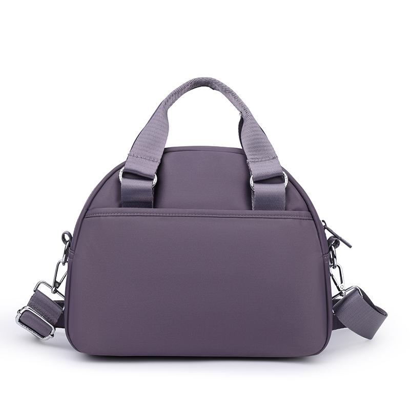 Women's Wrinkled Bag Solid Color Handbag Middle-aged Mother Bag Large Capacity Shoulder Crossbody Bag