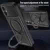 For Samsung Galaxy A07 4G Magnetic Case Shockproof TPU + PC Phone Back Cover with Kickstand