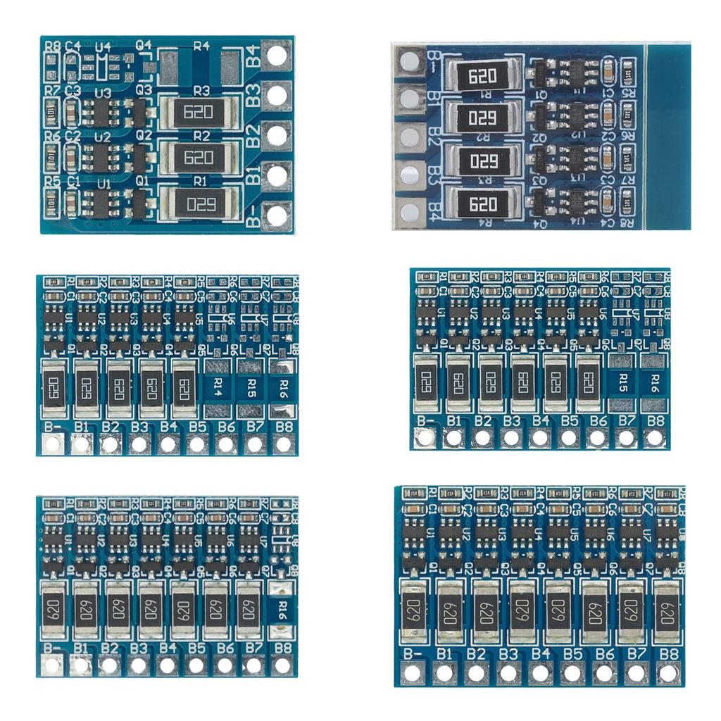 3S 4S 5S 6S 7S 8S Balancer Board 18650 Balncing Full Charging Battery Balance Function Protections Board 11.1-33.6V
