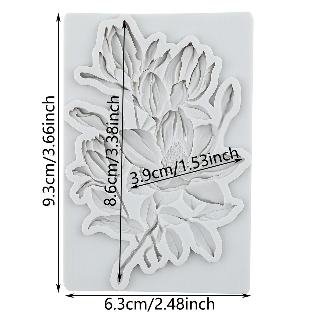 Flower Silicone Molds Leaf Fondant Mold Cake Decorating Tools Cupcake Topper Candy Chocolate Gumpaste Mold