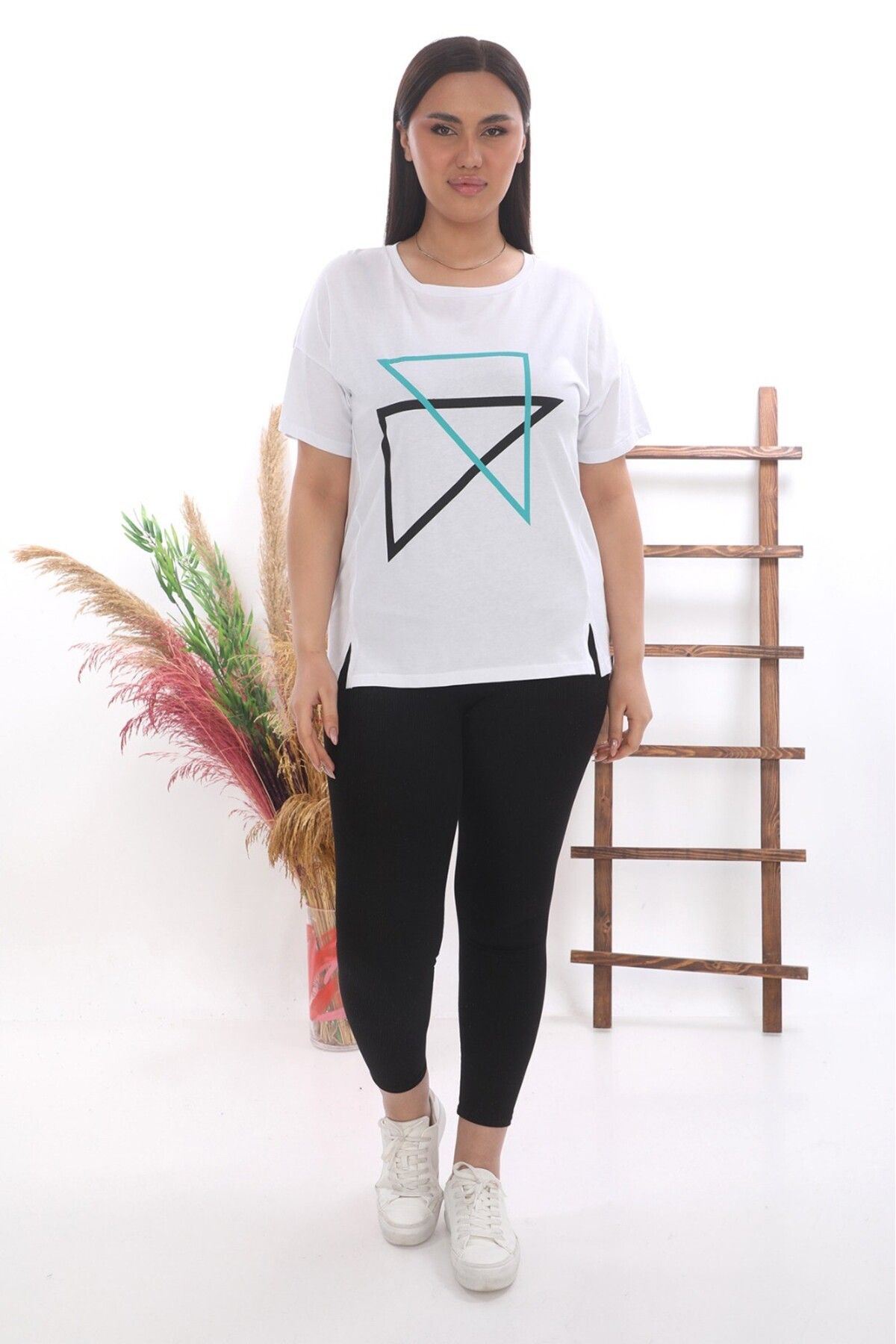 

Women s Style Big Size T-Shirt Plus Size White T-Shirt Printed L-Xl-2Xl-3Xl Size XL