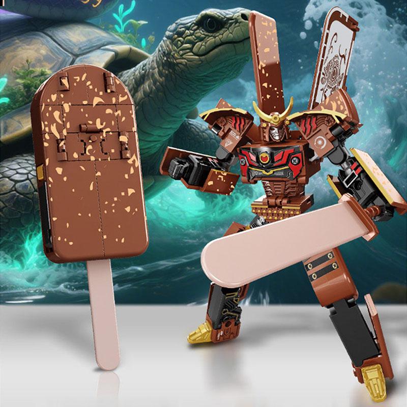 

Transforming Toy Ice Cream Warrior Model Boy Educational Toy Children S Robot Warrior Ice Cream Pretend Play