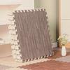 OEING Interlocking Wood Grain Foam Play Mat