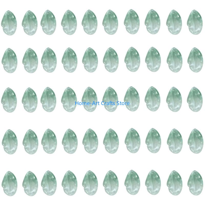 

Y3NA 50 Pcs Gradient Glass Petals Art Supplies 12x20mm Glass Beads Handmade Accessories For Hairpin Crafting Jewelry Making 2025