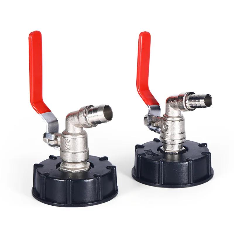 

Кришка бака IBC Фітинг для бочки IBC Ton Латунний кран із засувкою З єднувач для крана З єднувач для садової води Адаптер для бака для зрошення саду